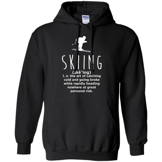Skiing Definition Hoodies - Powderaddicts