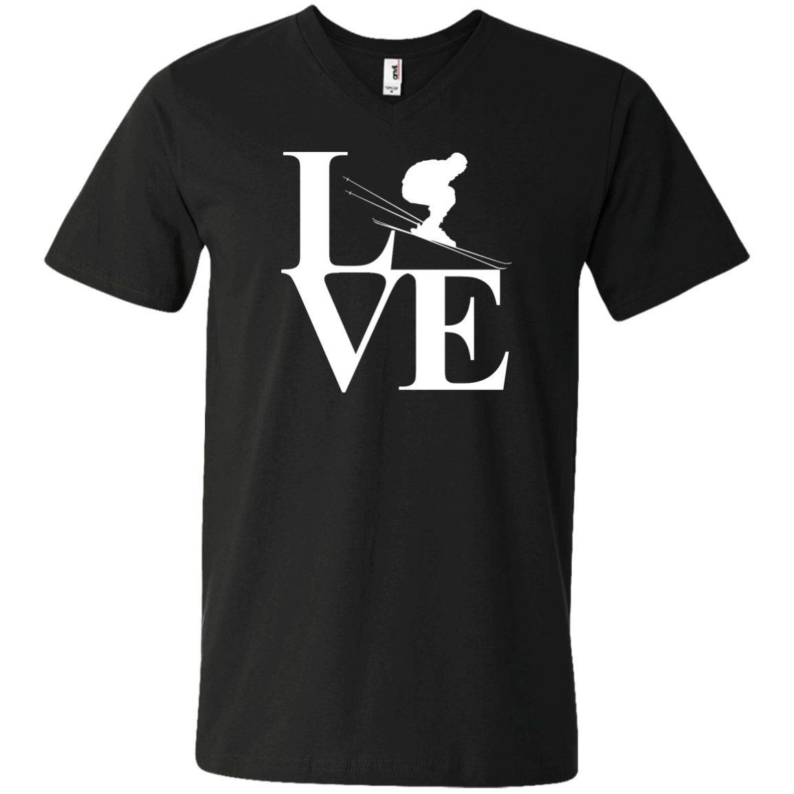 L.O.V.E. Skiing Tees - Powderaddicts