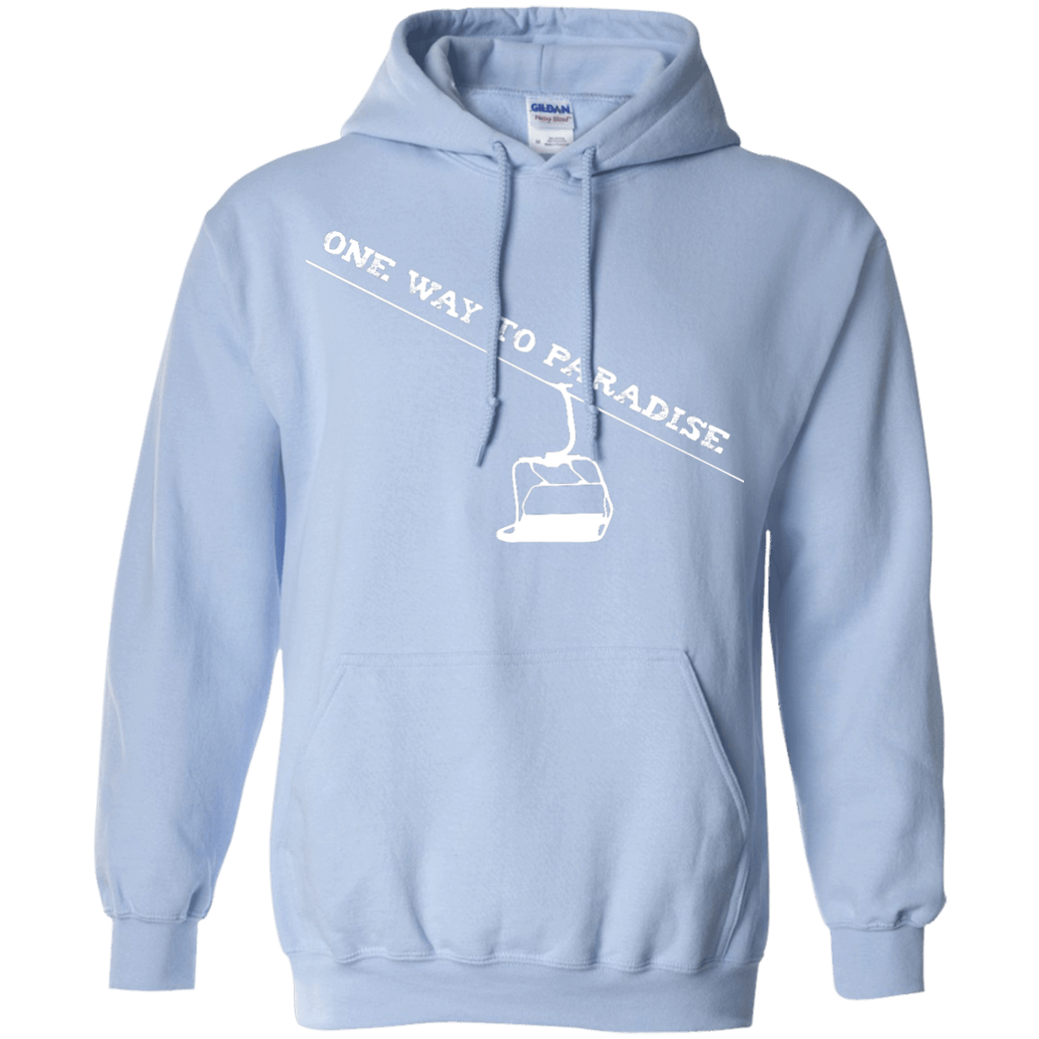 One Way To Paradise Hoodies - Powderaddicts