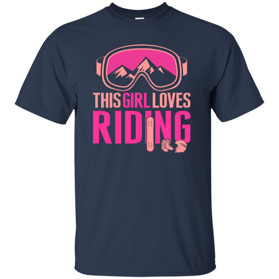 This Girl Loves Riding Youth Tees - Powderaddicts