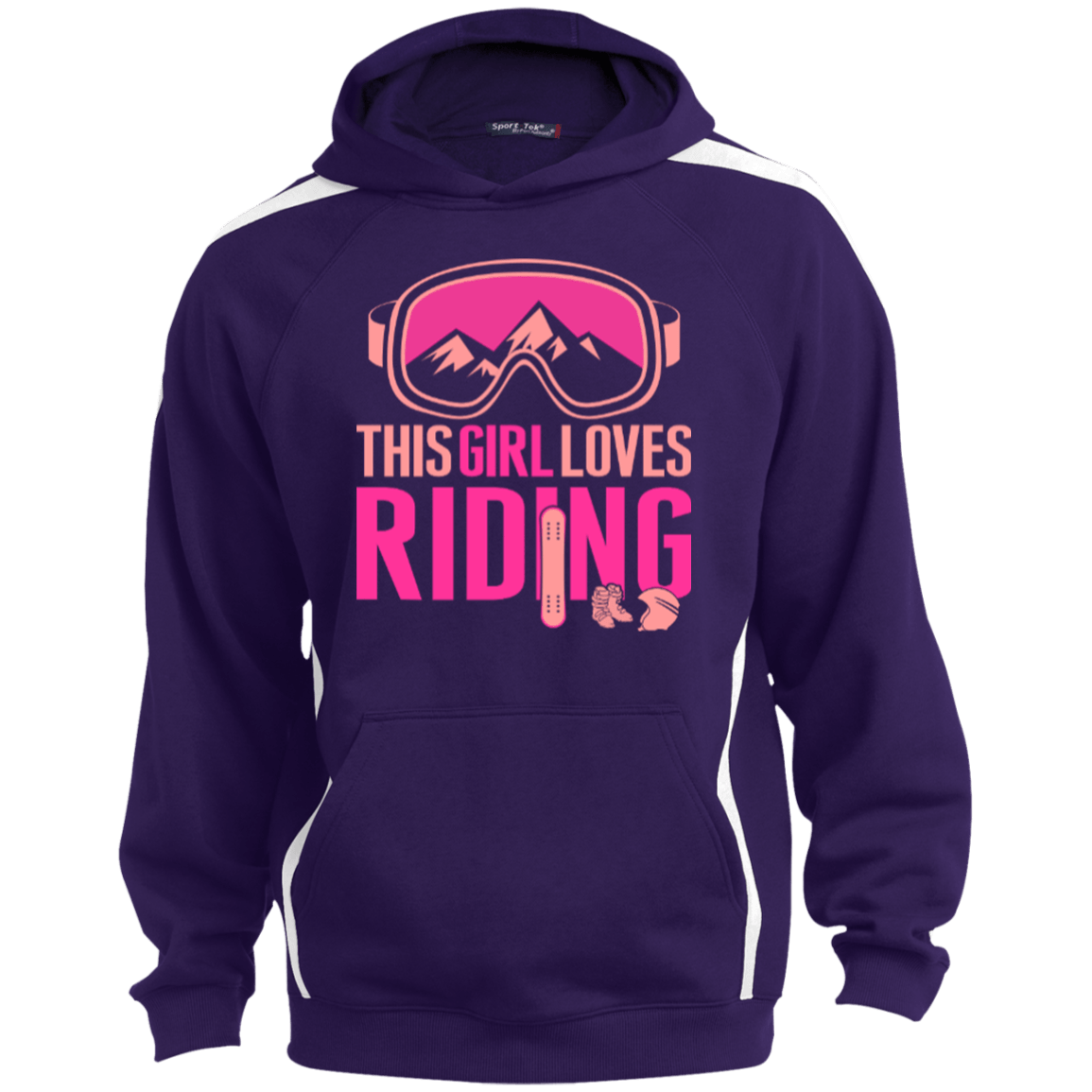 This Girl Loves Riding Youth Hoodies - Powderaddicts