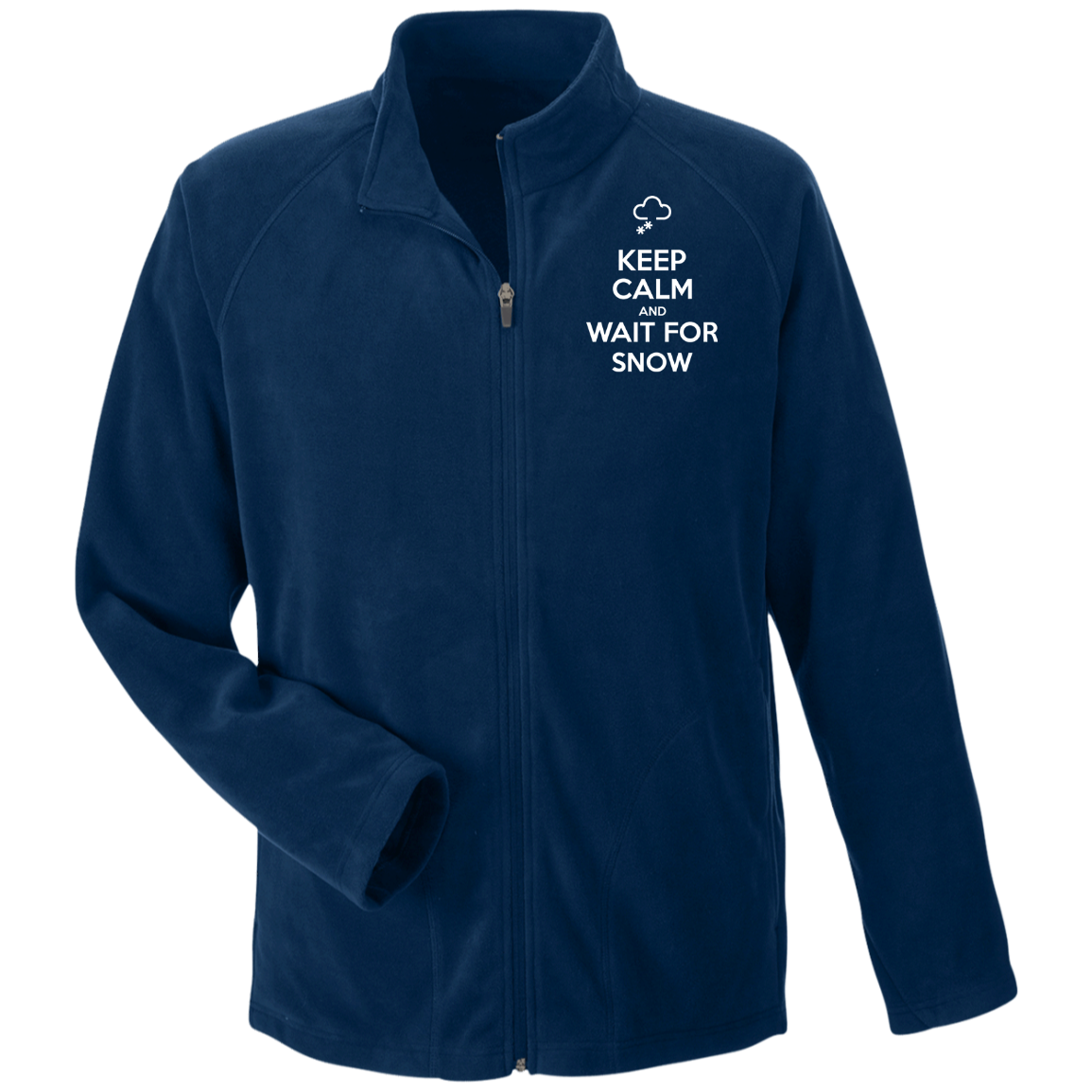 Keep Calm and Wait For Snow TT90 Microfleece - Powderaddicts