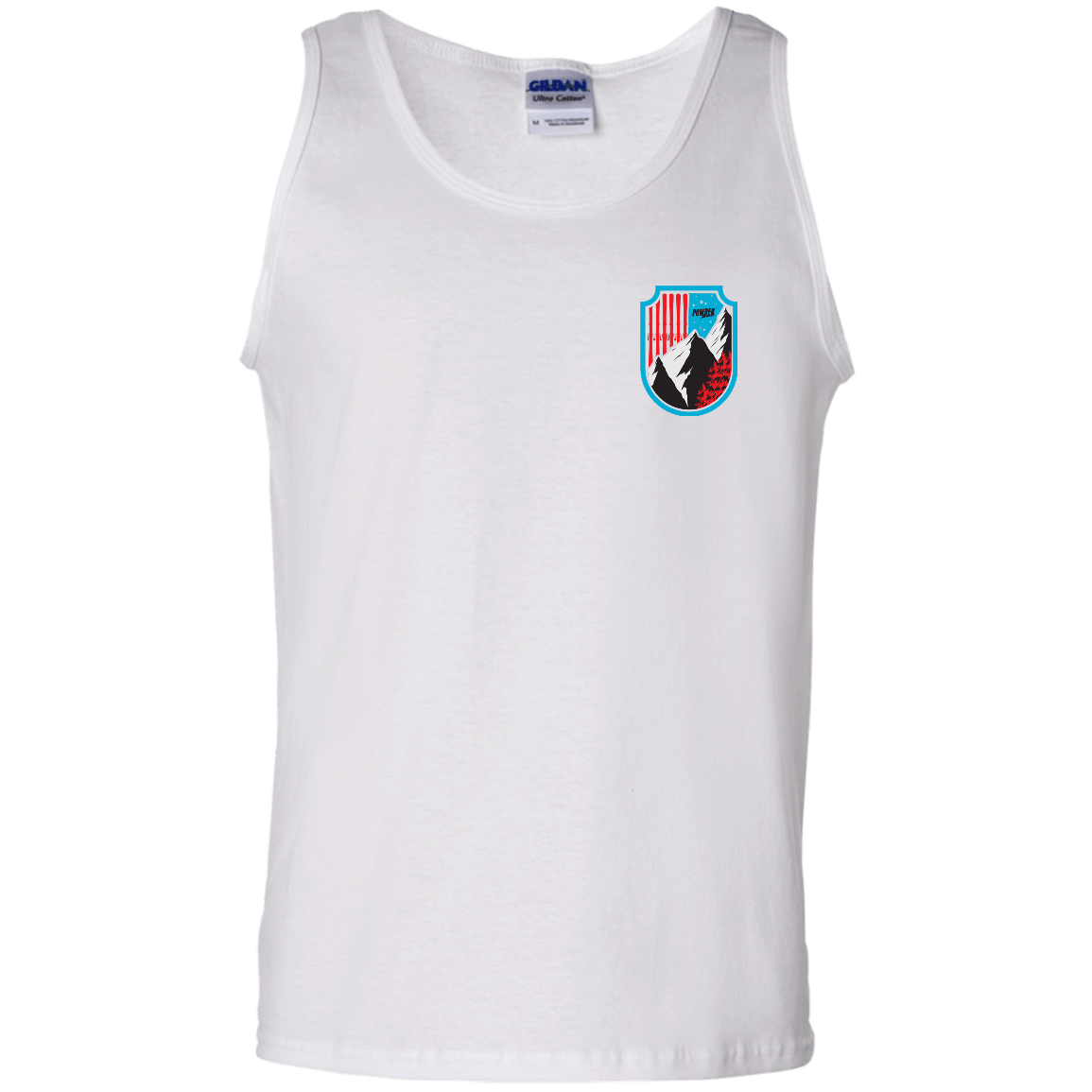 Ski Flag Tank Tops - Powderaddicts