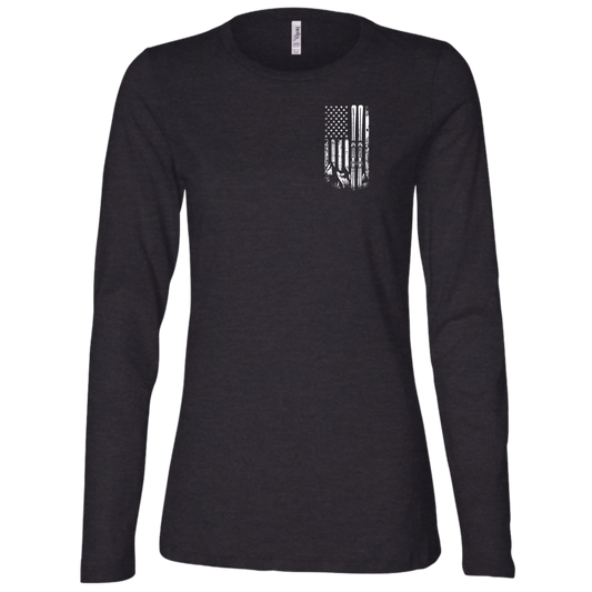 B6450 Ladies' Jersey LS Missy Fit - Powderaddicts