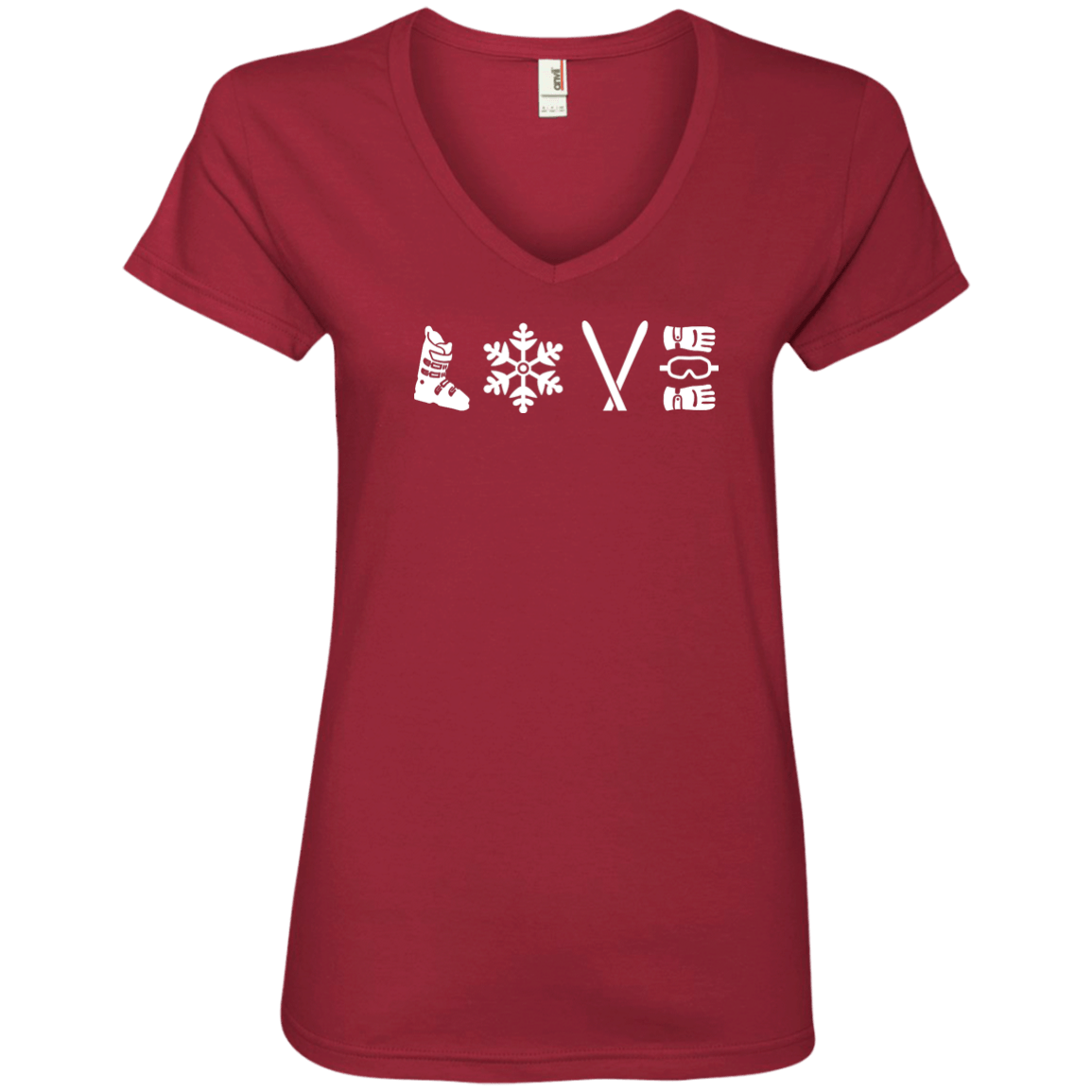 Love Ski - Ladies Tees - Powderaddicts