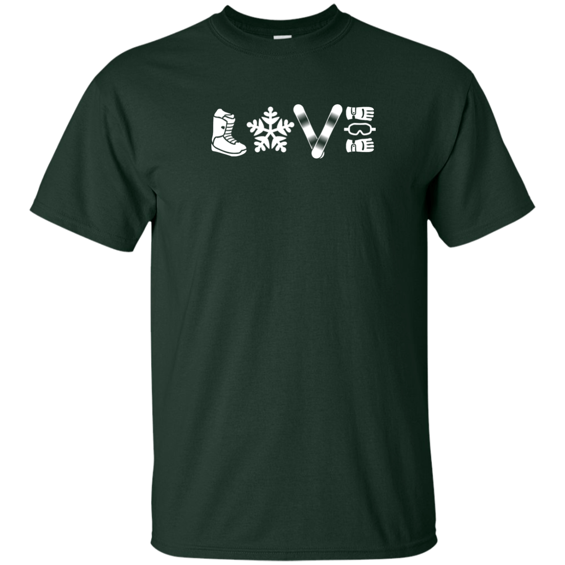 L.O.V.E. Snowboarding Tees - Powderaddicts