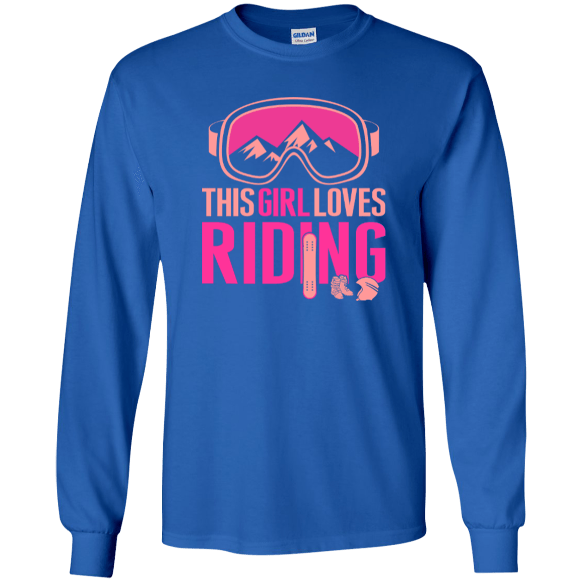 This Girl Loves Riding Youth Long Sleeves - Powderaddicts