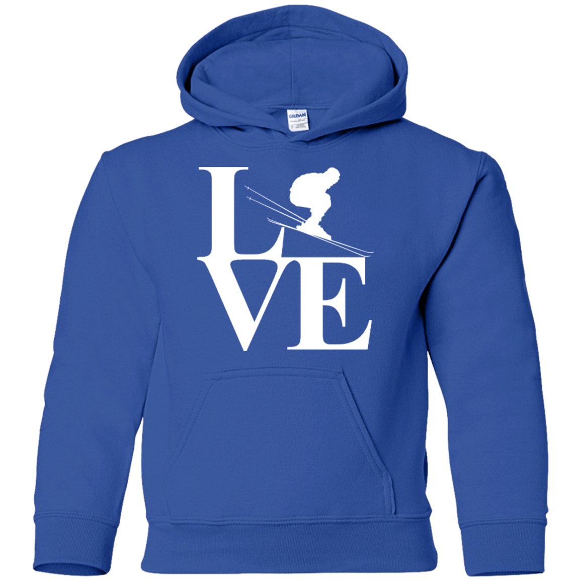 Love Skiing Youth Hoodies - Powderaddicts