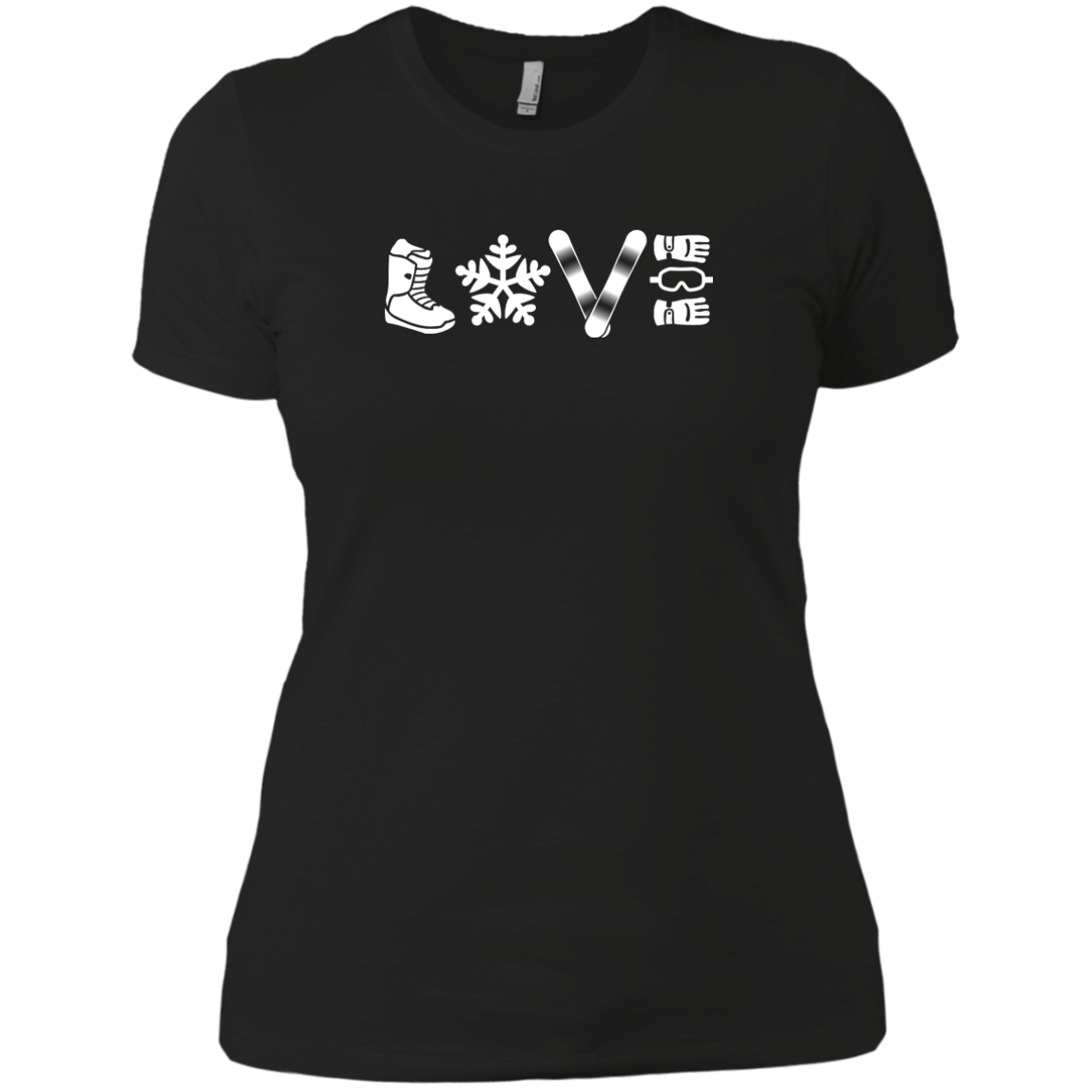 Love Snowboarding Ladies Tees - Powderaddicts