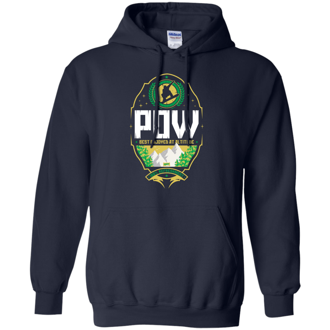 Pow Snowboard Hoodies - Powderaddicts
