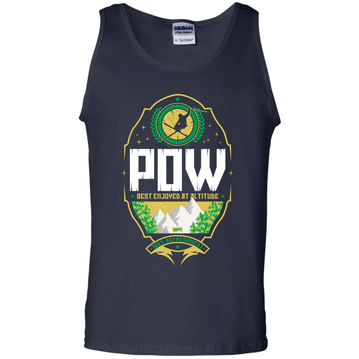 Pow Ski Tank Tops - Powderaddicts