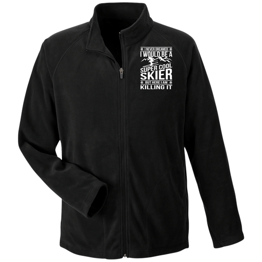 I Never Dreamed I Would Be A Super Cool Skier Men's Microfleece - Powderaddicts