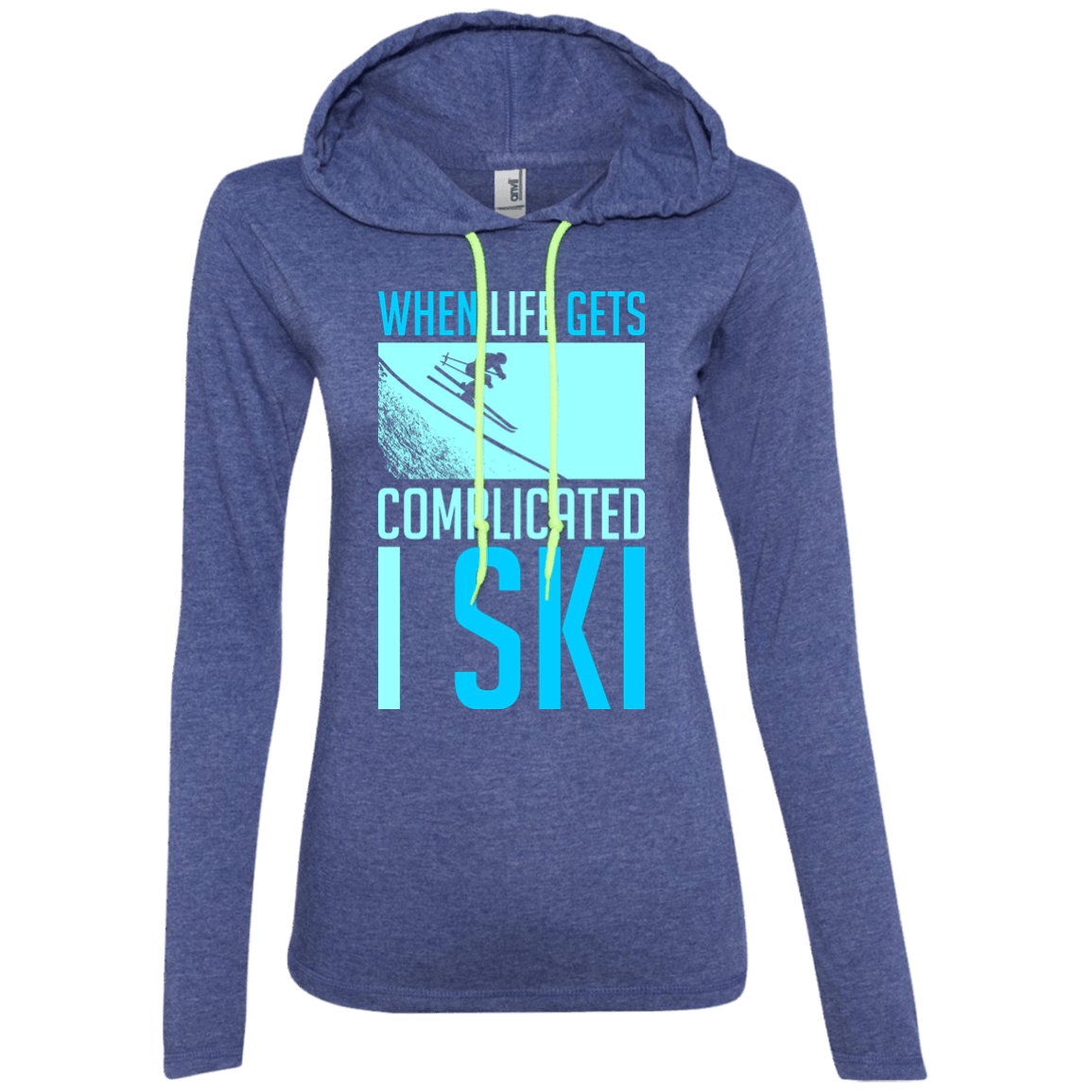 When Life Gets Complicated I Ski Hoodies - Powderaddicts