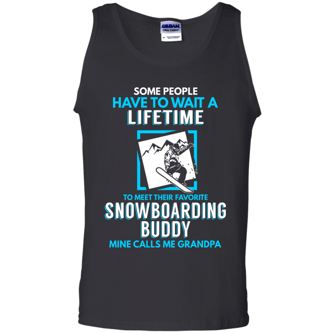 Snowboard Buddy - Grandpa Tank Tops - Powderaddicts