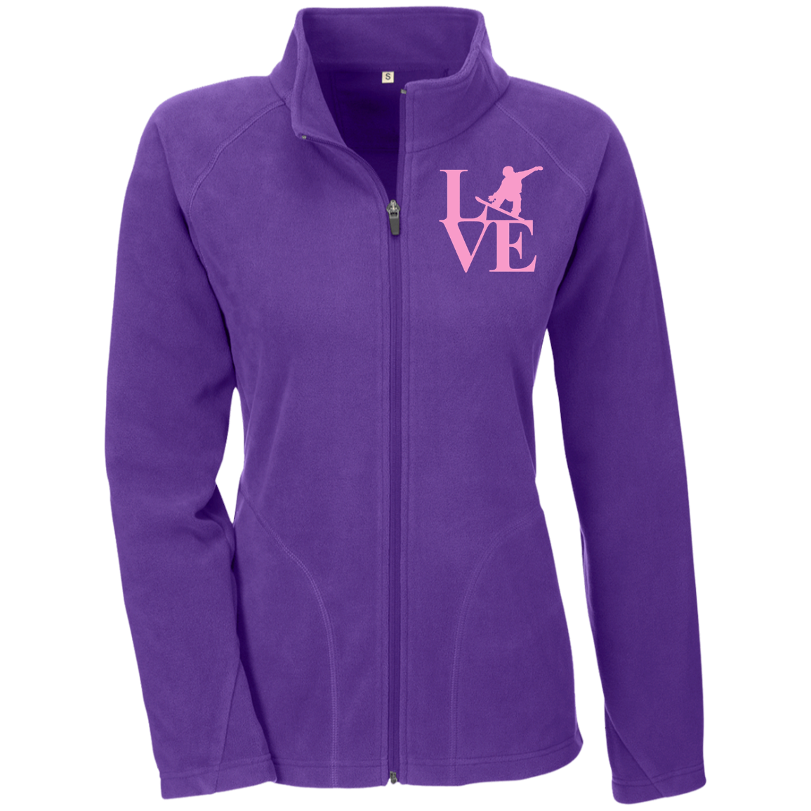 Pink LOVE Snowboard Ladies' Microfleece - Powderaddicts