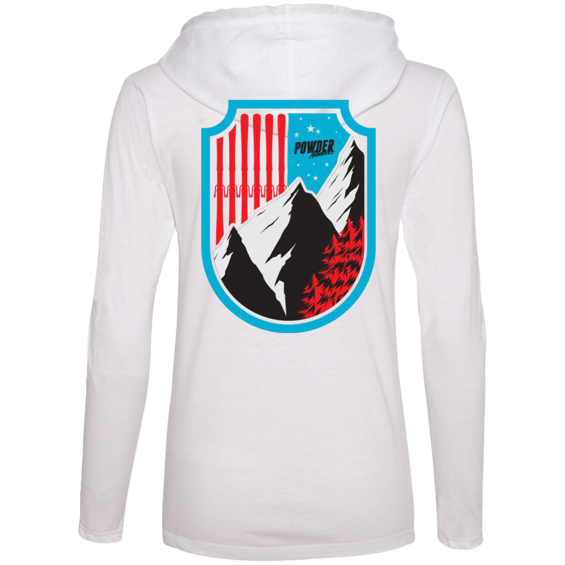 Ski Flag Hoodies - Powderaddicts