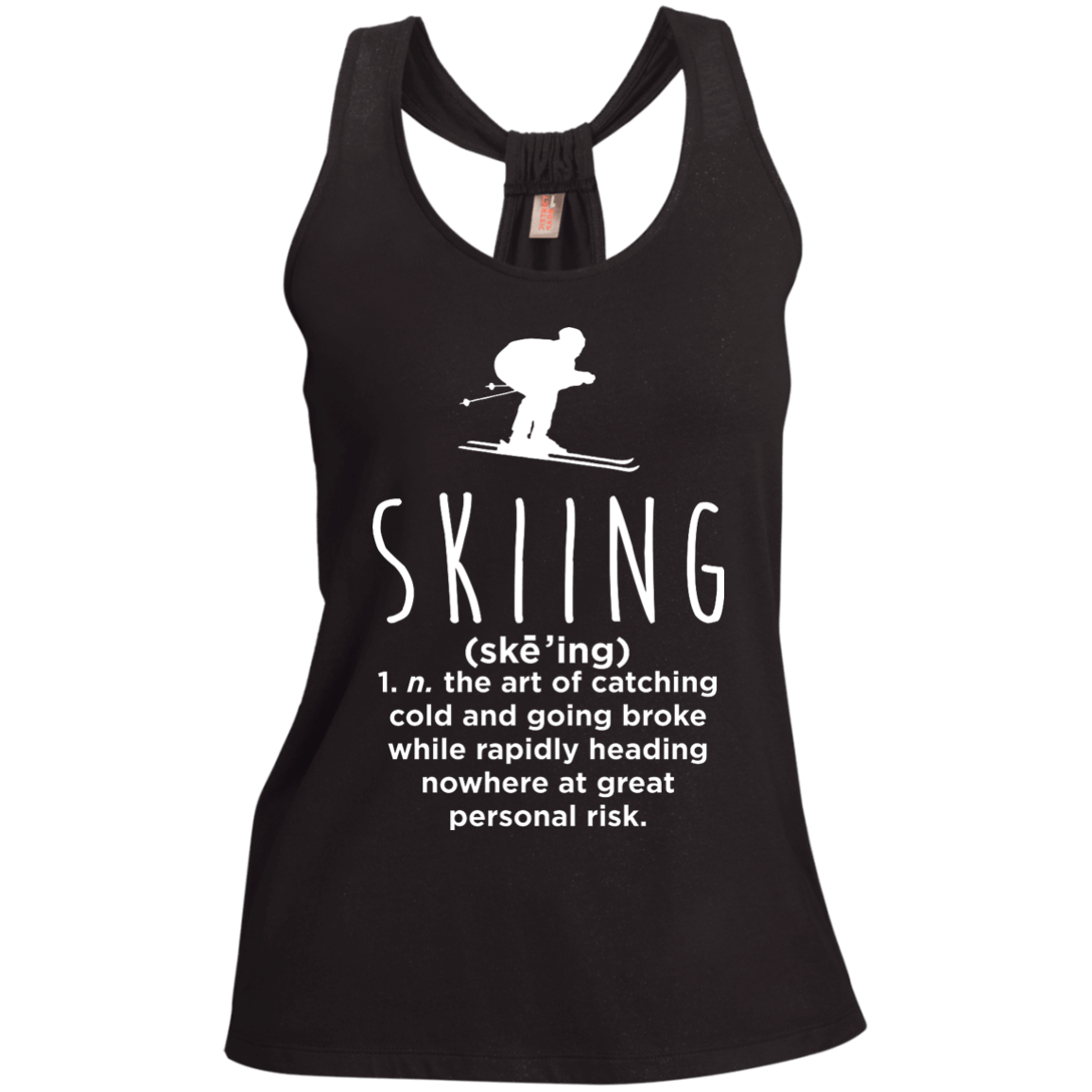 Skiing Definition Tank Tops - Powderaddicts