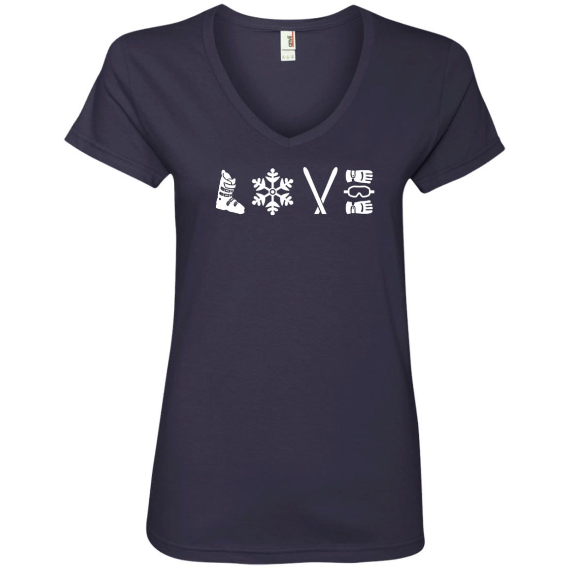 Love Ski - Ladies Tees - Powderaddicts
