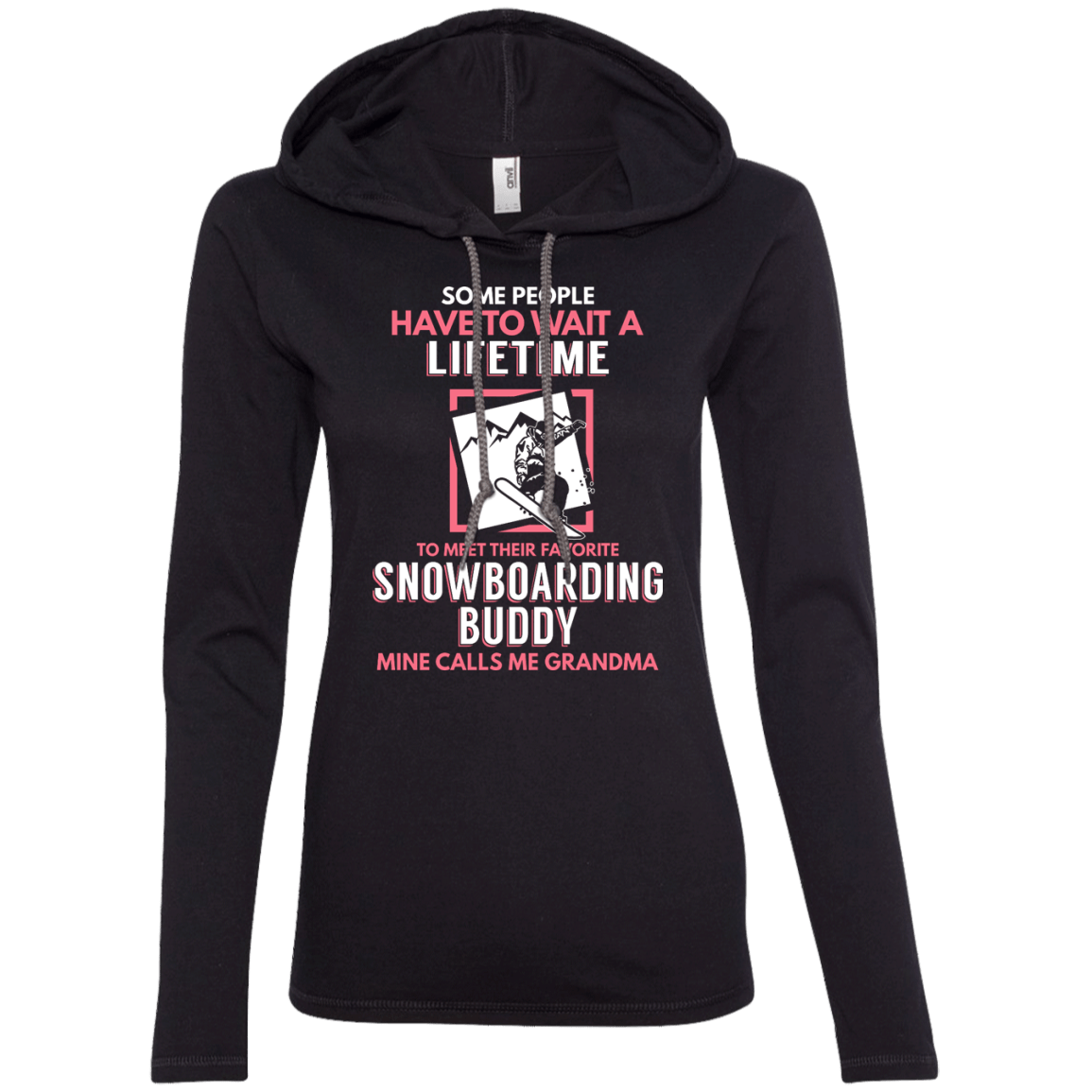 Snowboard Buddy - Calls Me Grandma Hoodies - Powderaddicts
