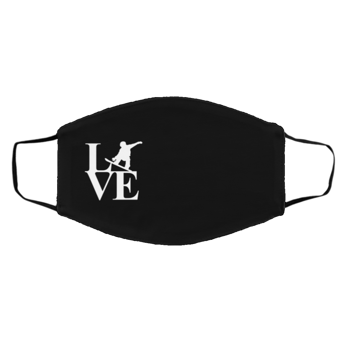 LOVE Snowboard Adult Face Mask - Powderaddicts