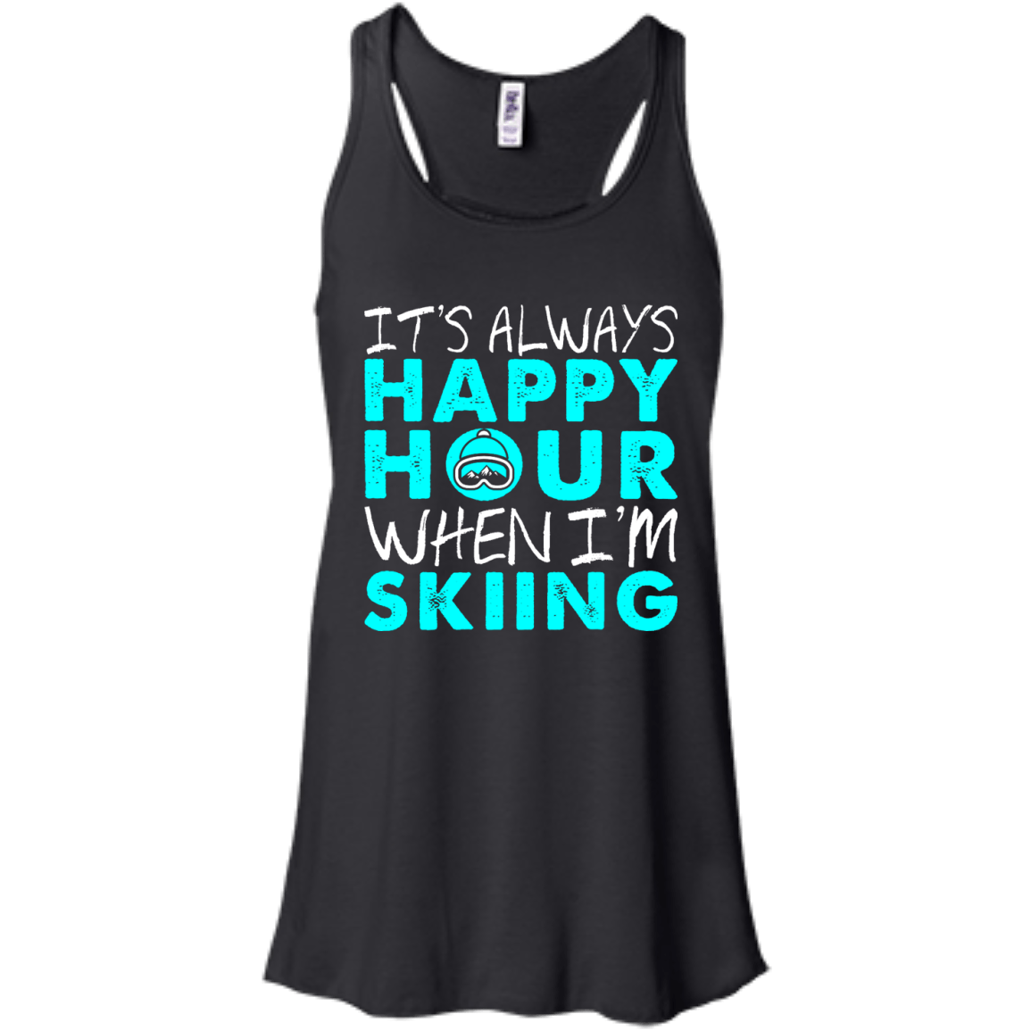It's Always Happy Hour When I'm Skiing Tank Tops - Powderaddicts