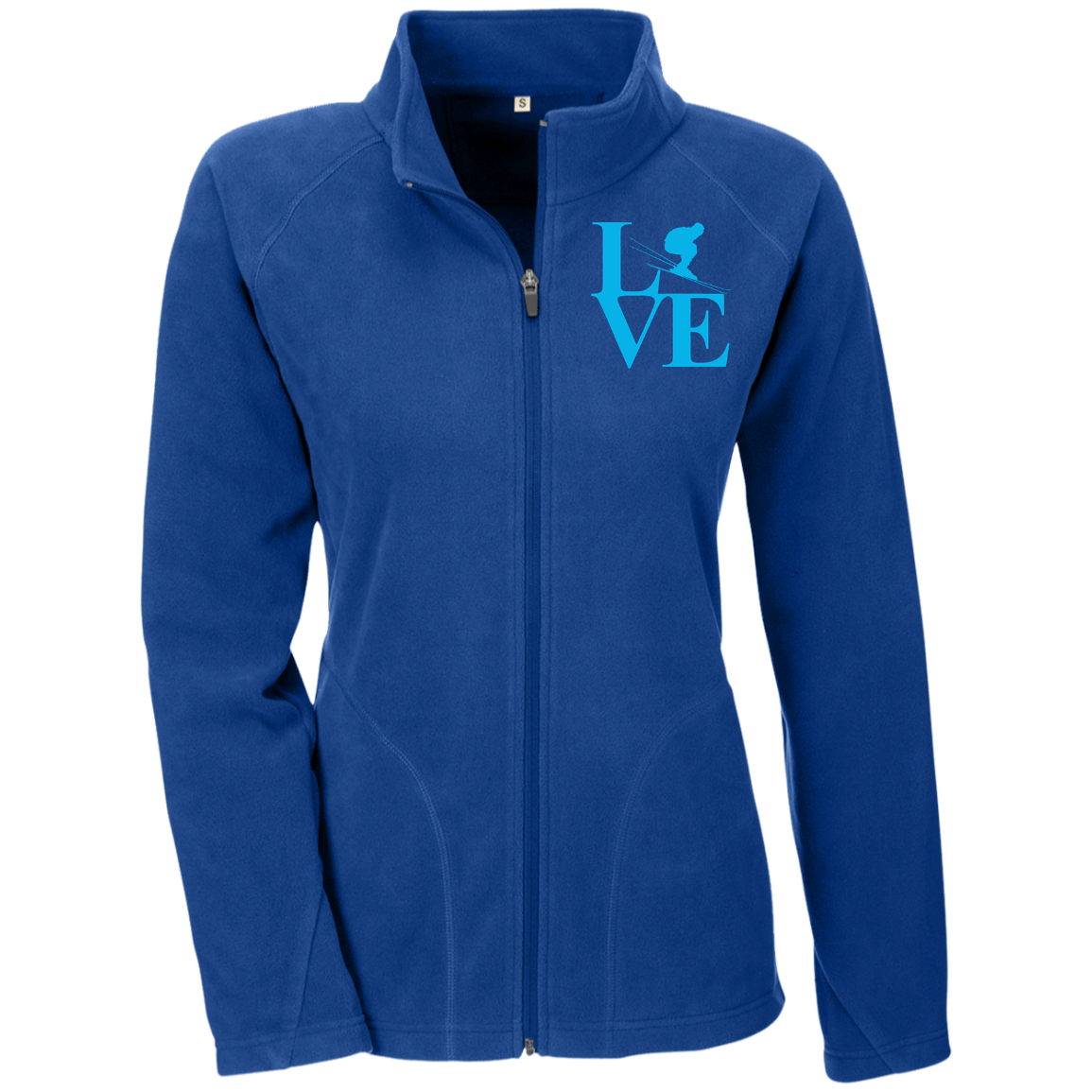 Love Ski Blue Ladies' Microfleece - Powderaddicts