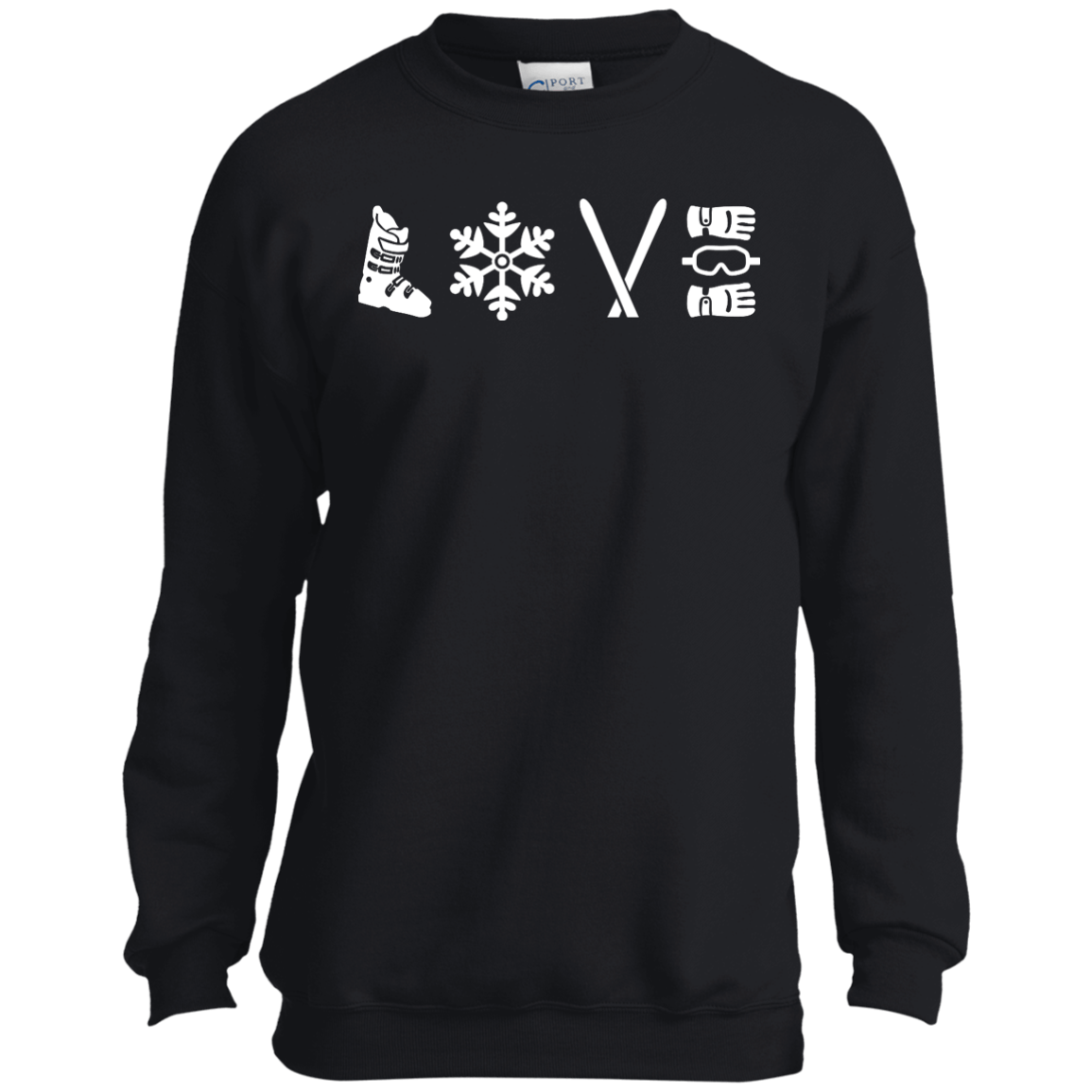 Love Ski Youth Hoodies - Powderaddicts