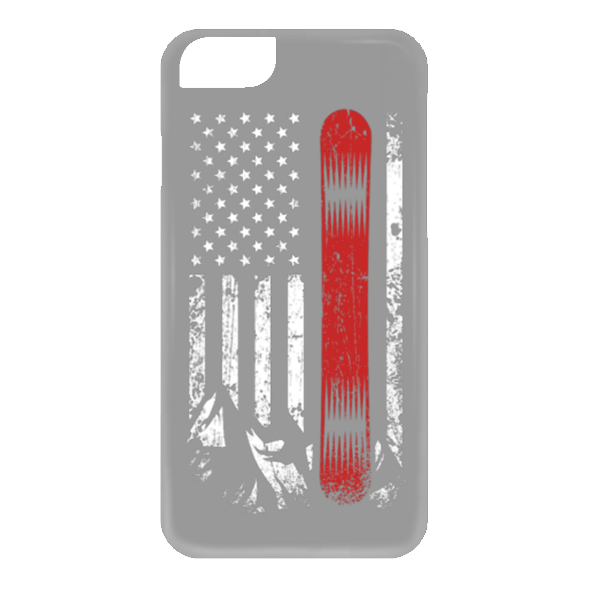 USA Snowboard Flag Phone Cases - Powderaddicts