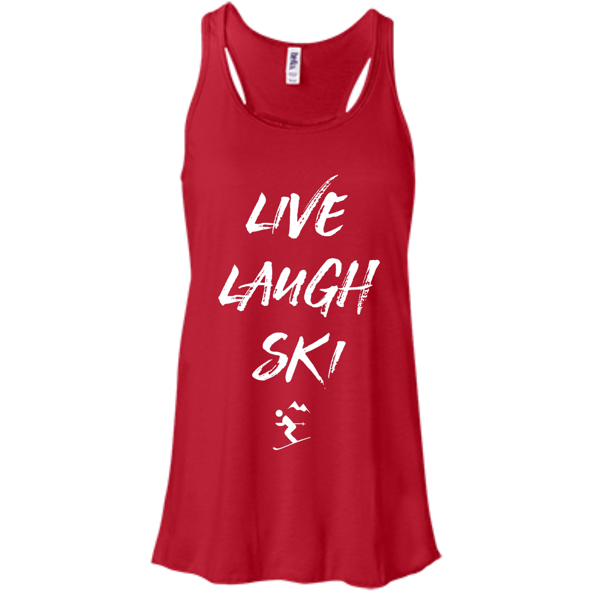 Live Laugh Ski Tank Tops - Powderaddicts