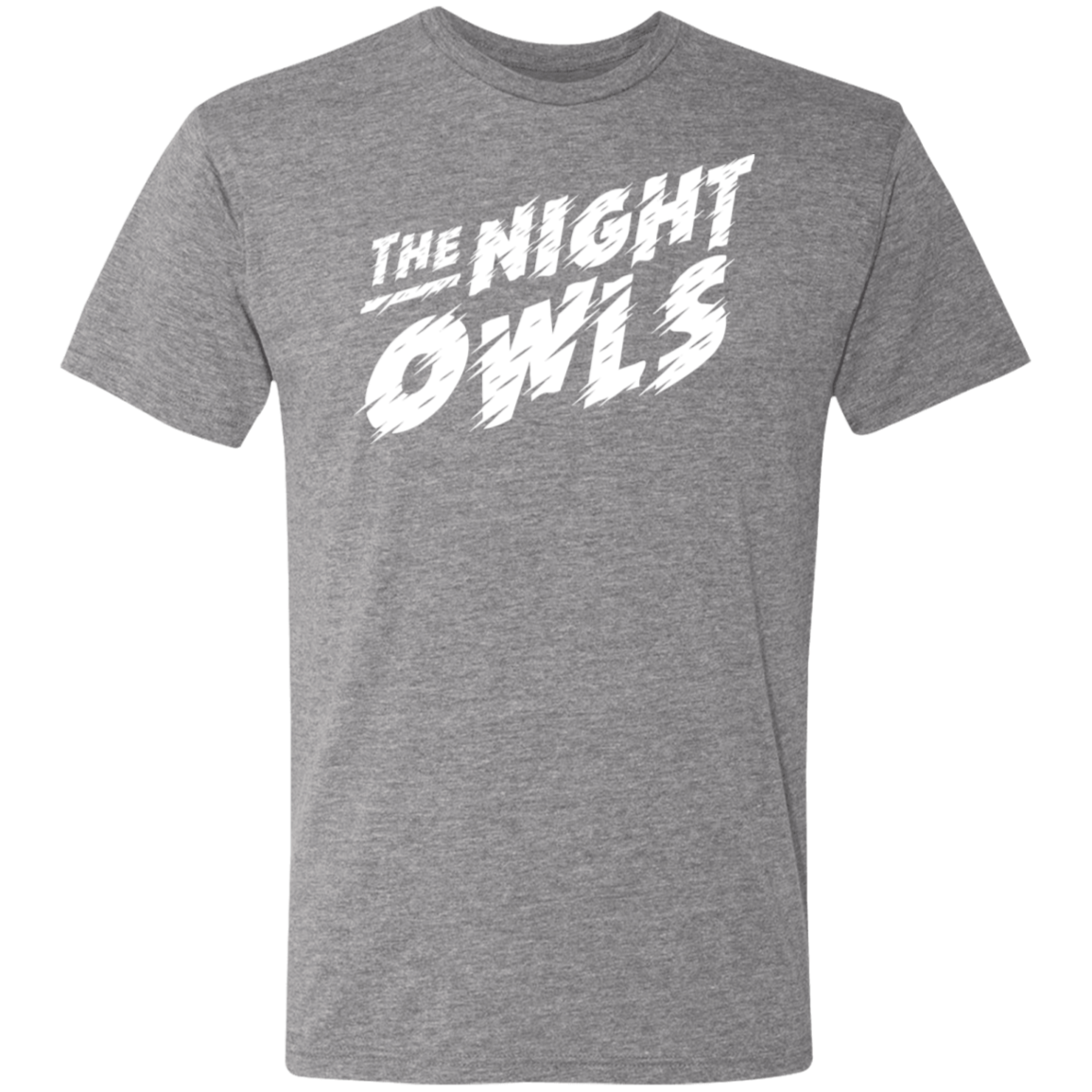 TheNightOwls_White NL6010 Men's Triblend T-Shirt - Powderaddicts
