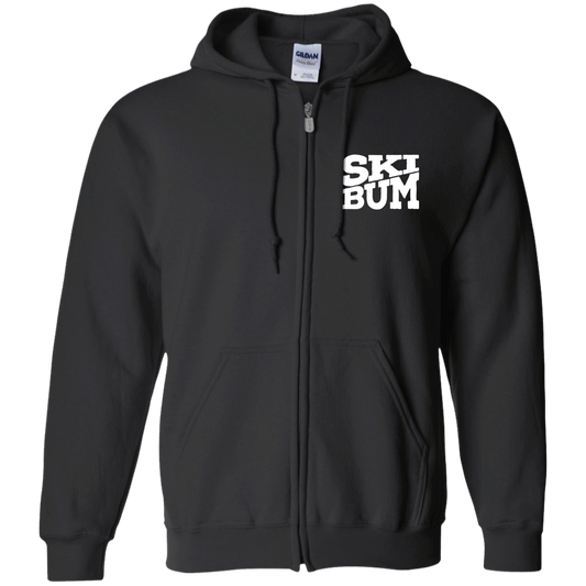 Ski Bum Zip Up Hooded Sweatshirt - Powderaddicts