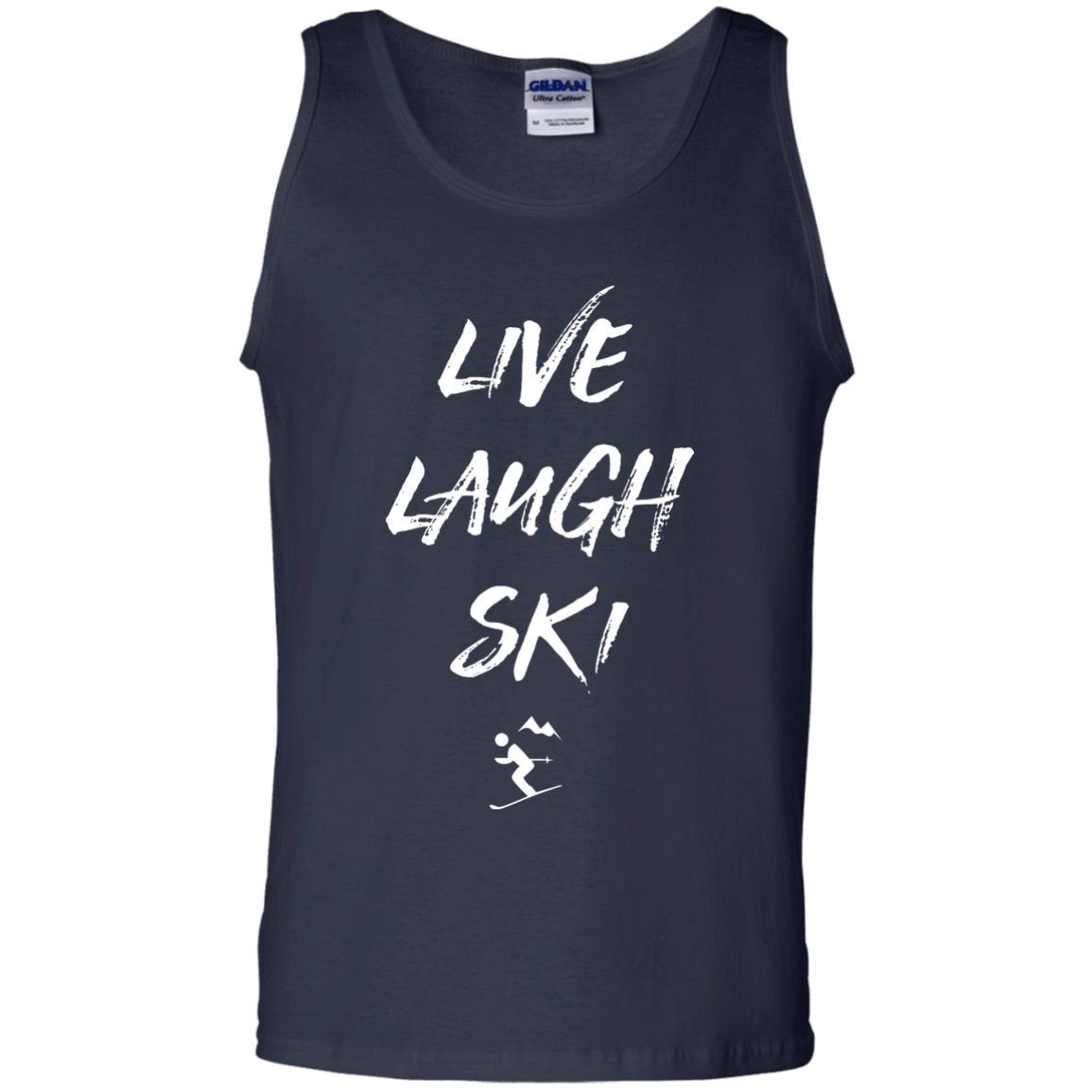Live Laugh Ski Tank Tops - Powderaddicts