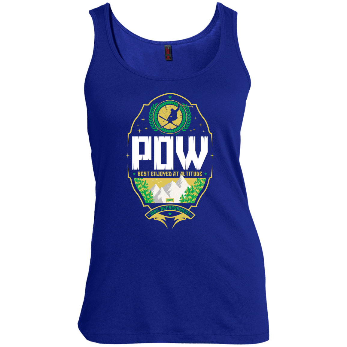 Pow Ski Tank Tops - Powderaddicts
