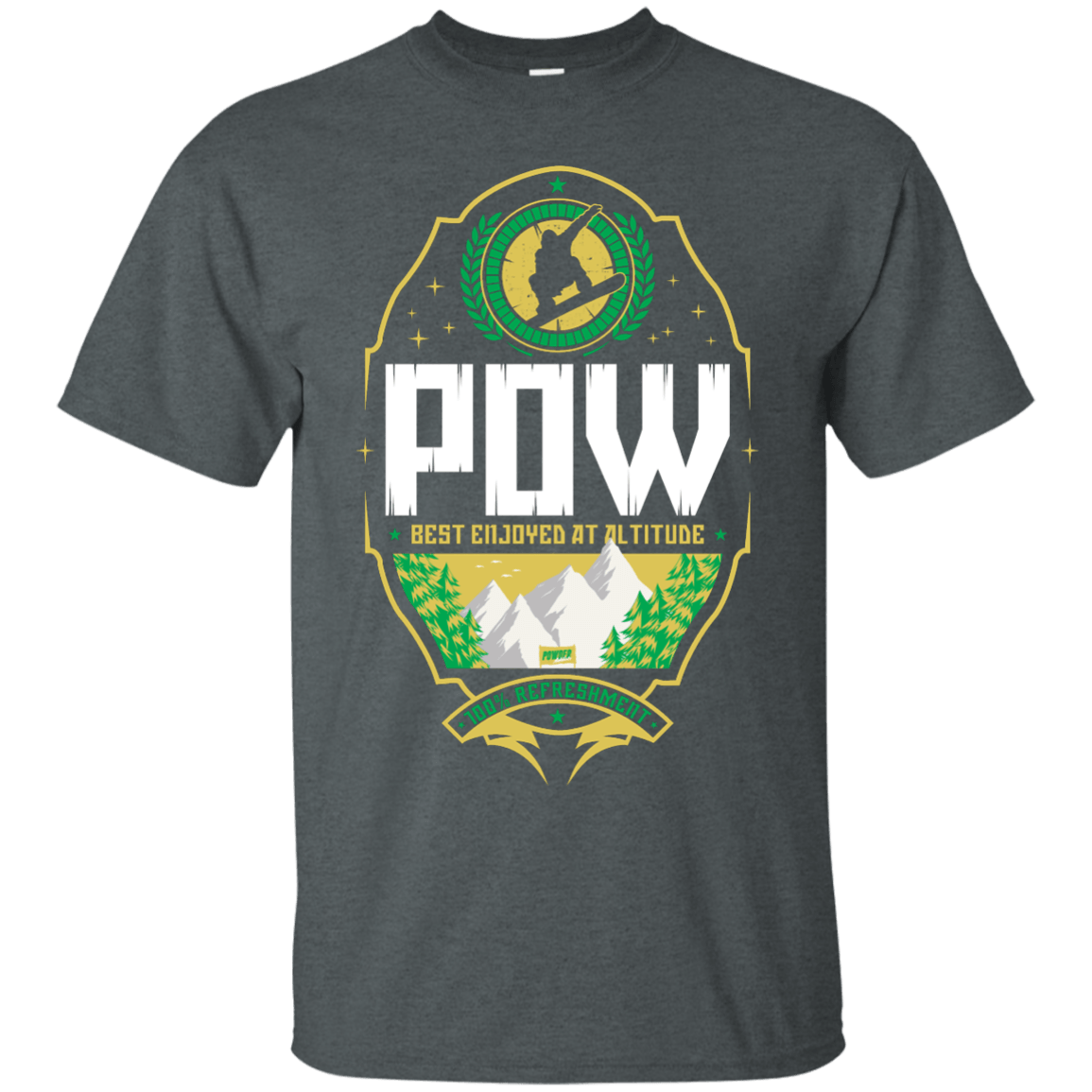 Pow Snowboard Tees - Powderaddicts