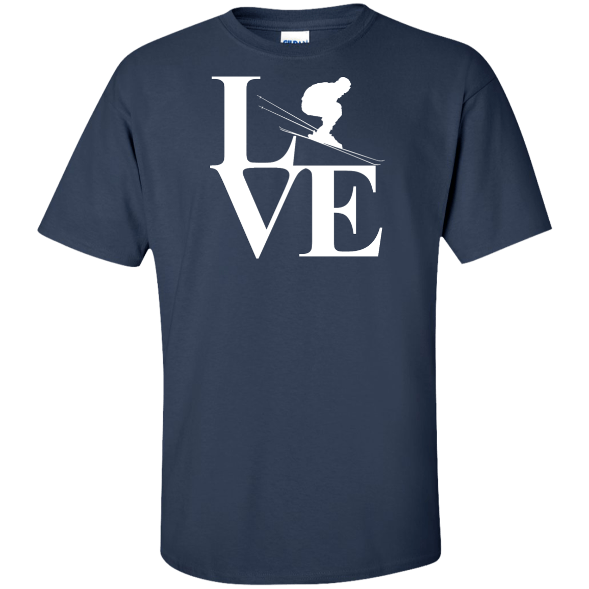 L.O.V.E. Skiing Tees - Powderaddicts
