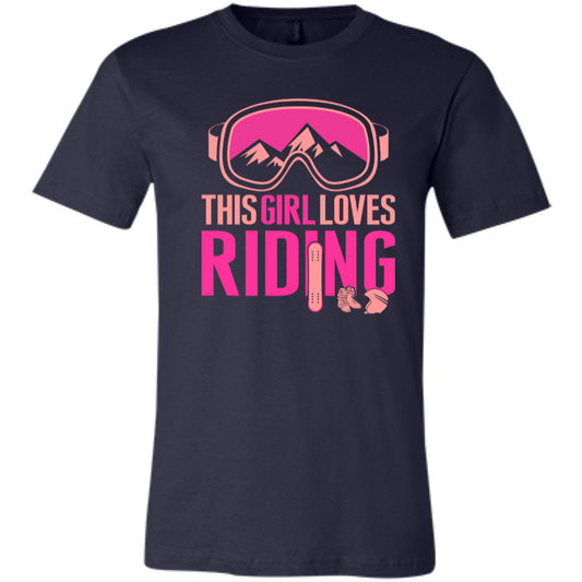 This Girl Loves Riding Youth Tees - Powderaddicts