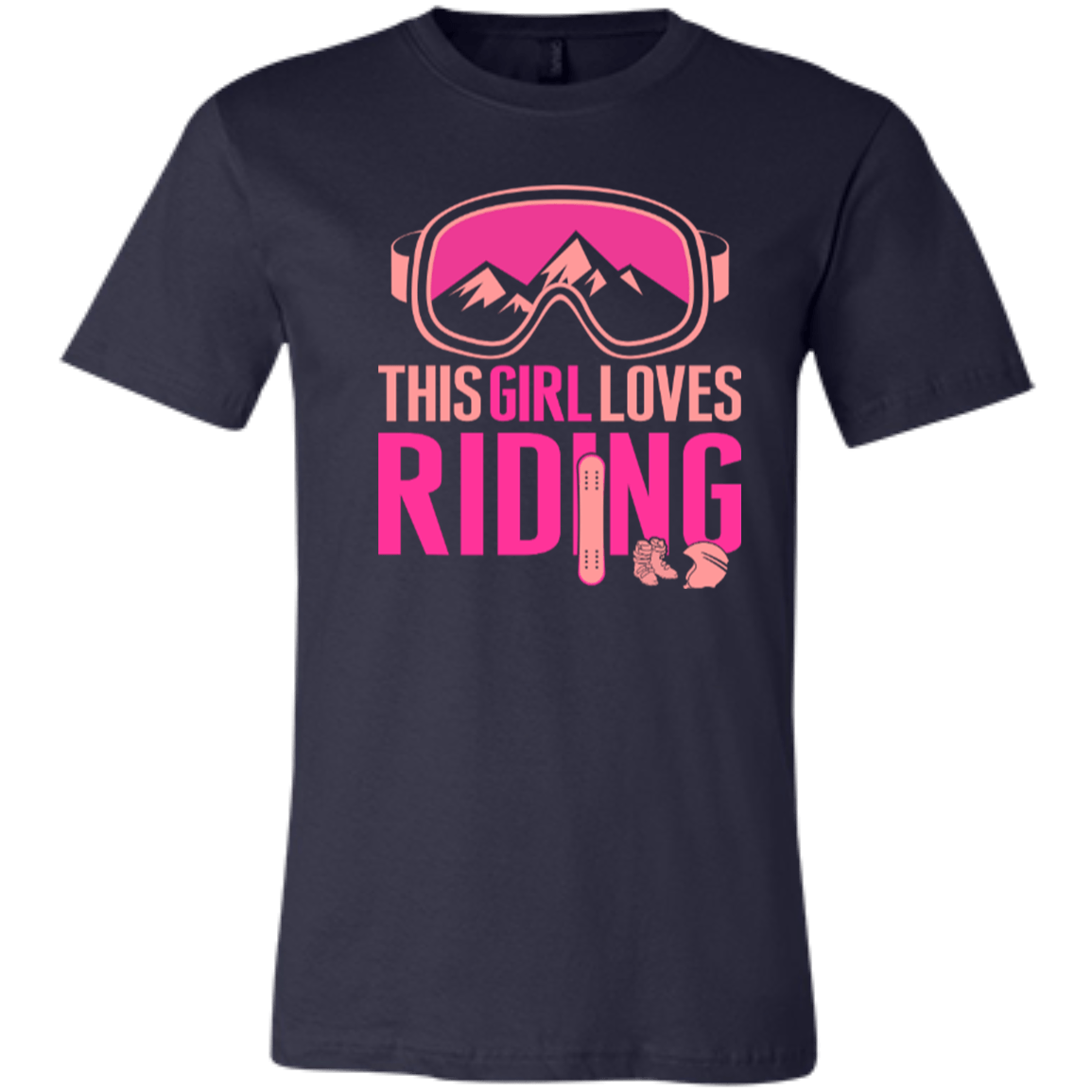 This Girl Loves Riding Youth Tees - Powderaddicts