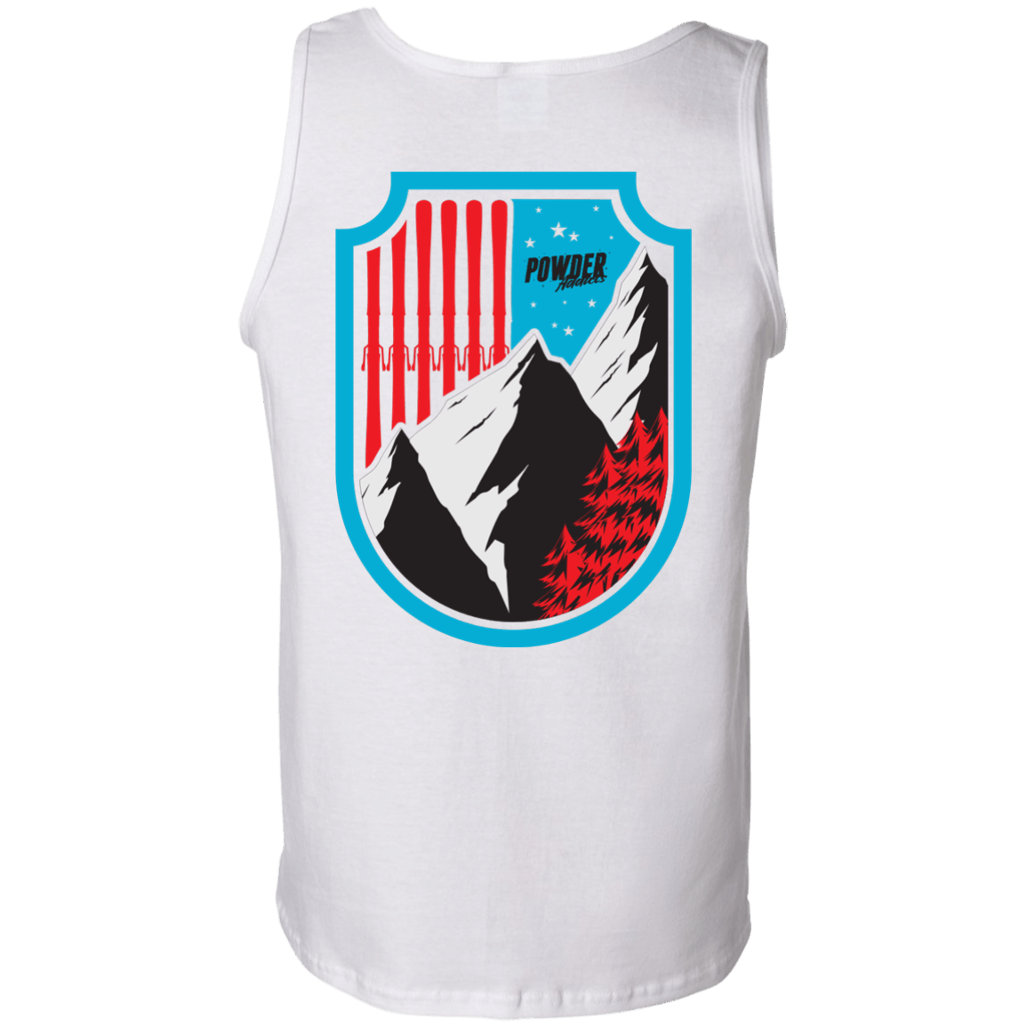 Ski Flag Tank Tops - Powderaddicts
