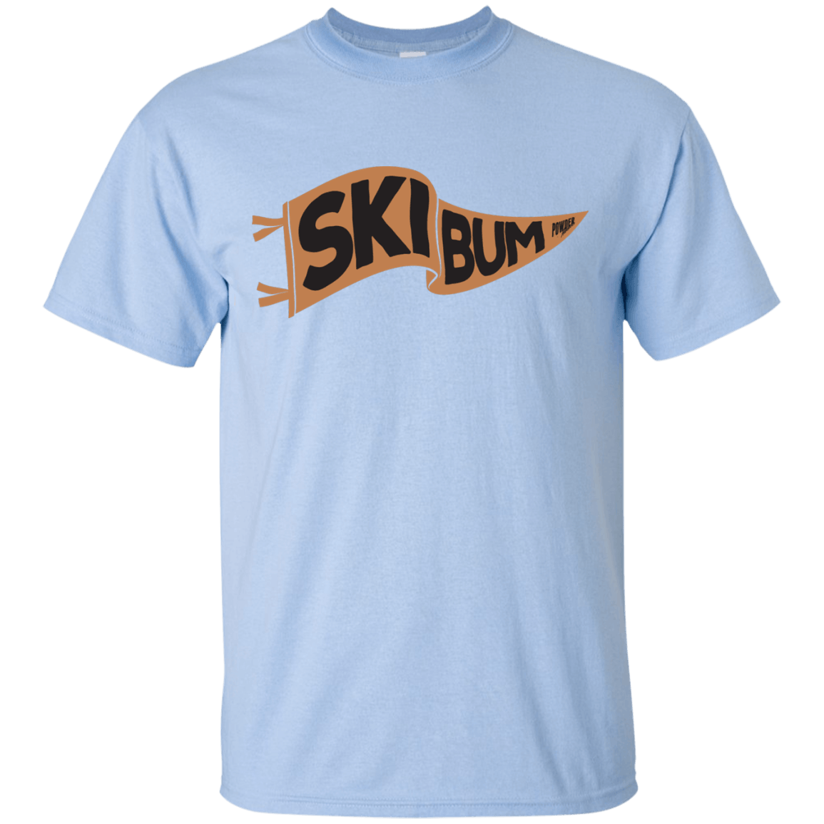 Ski Bum Men's Tees and V-Neck - Powderaddicts