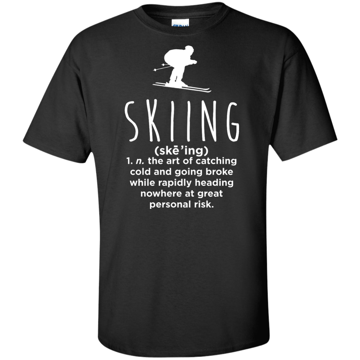 Skiing Definition Tees - Powderaddicts