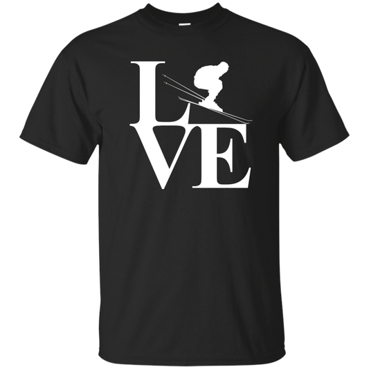 L.O.V.E. Skiing Tees - Powderaddicts