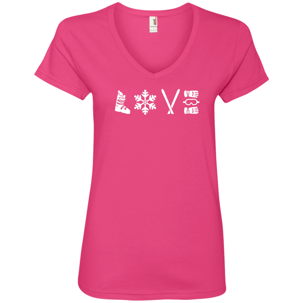 Love Ski - Ladies Tees - Powderaddicts