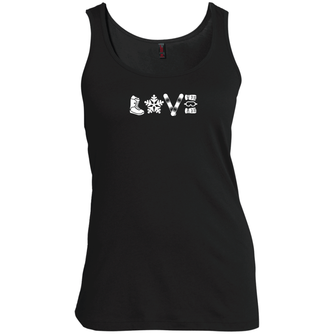 L.O.V.E. Snowboarding Tank Tops - Powderaddicts