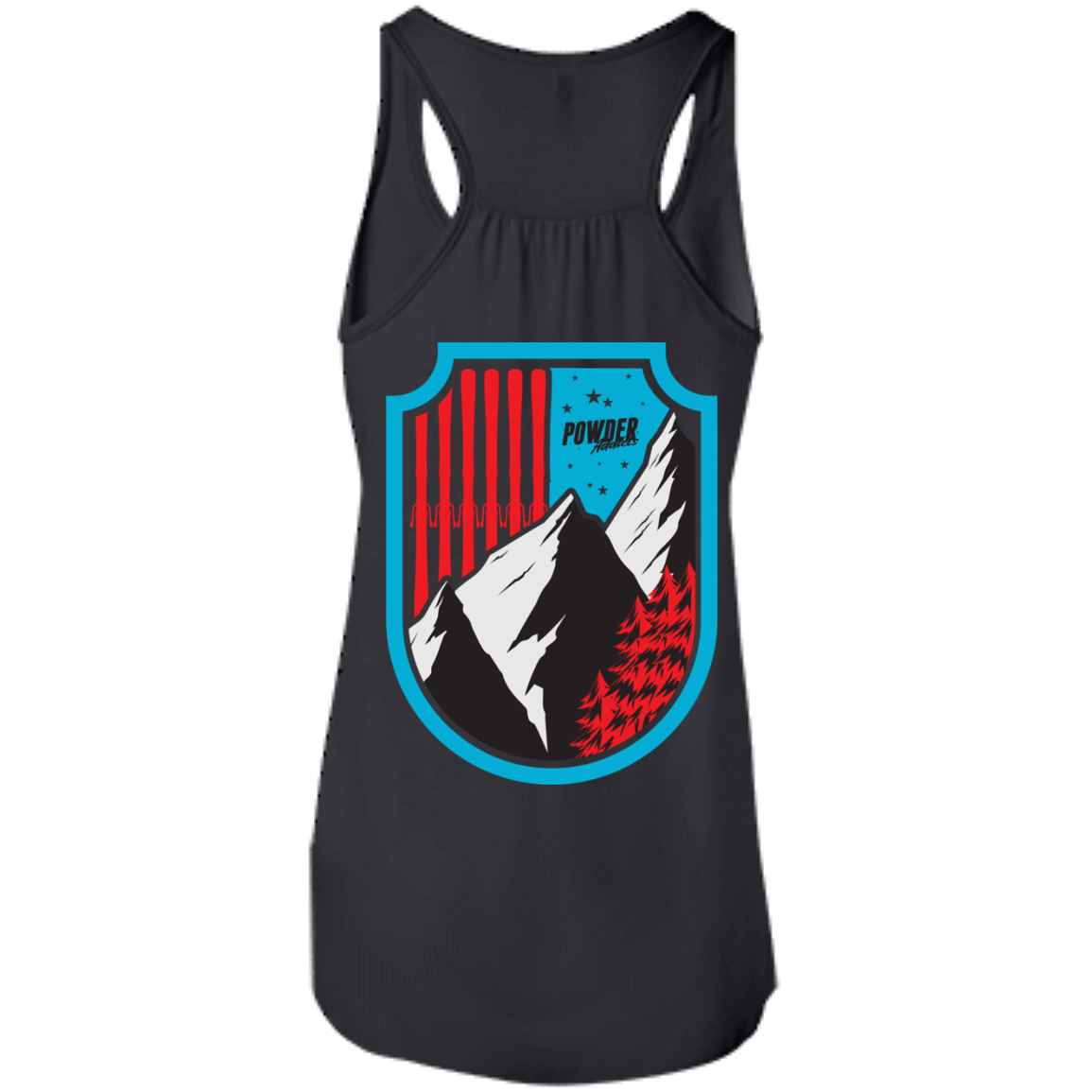 Ski Flag Tank Tops - Powderaddicts