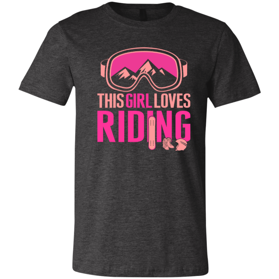 This Girl Loves Riding Youth Tees - Powderaddicts