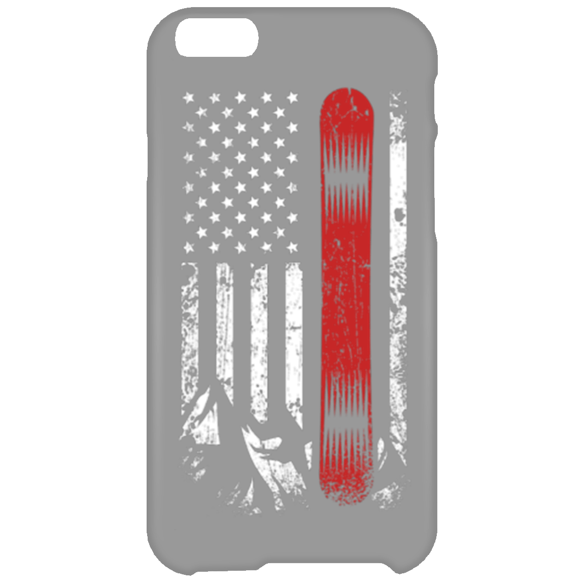 USA Snowboard Flag Phone Cases - Powderaddicts