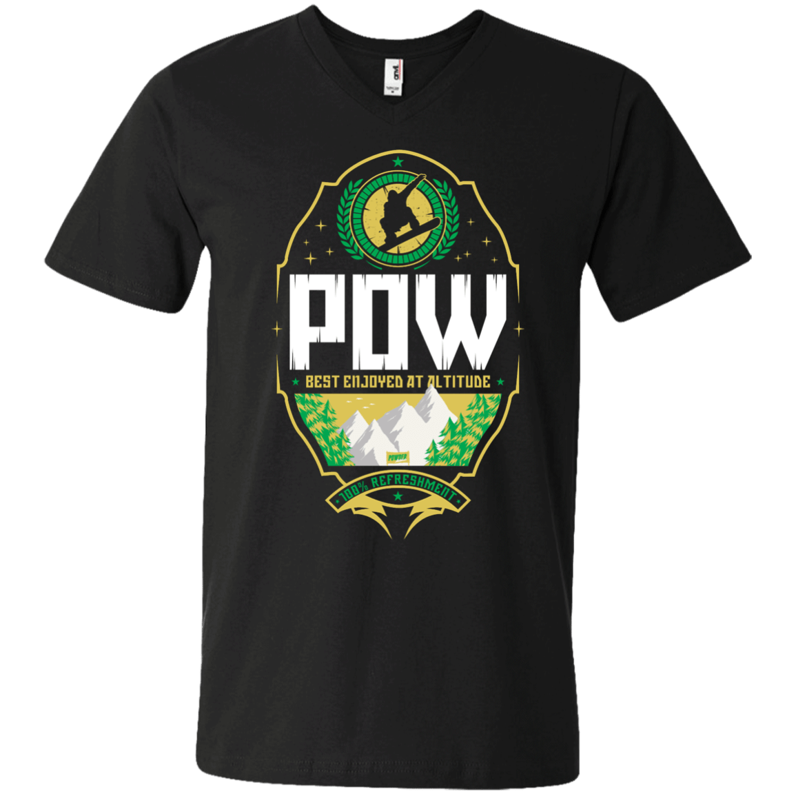 Pow Snowboard Tees - Powderaddicts