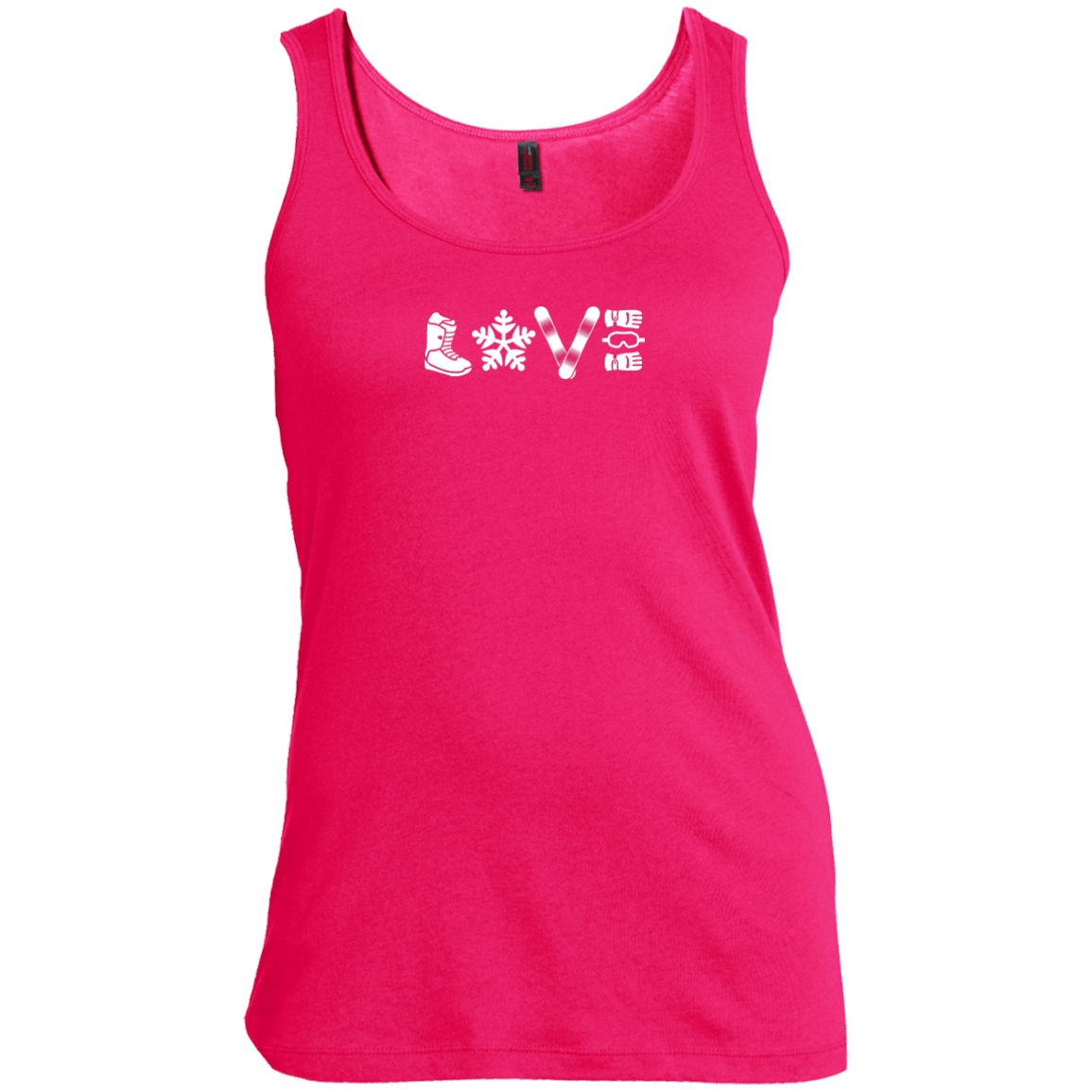 L.O.V.E. Snowboarding Tank Tops - Powderaddicts