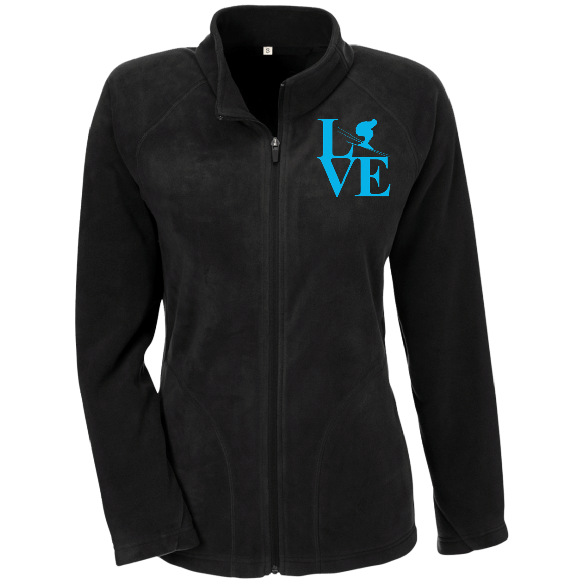 Love Ski Blue Ladies' Microfleece - Powderaddicts