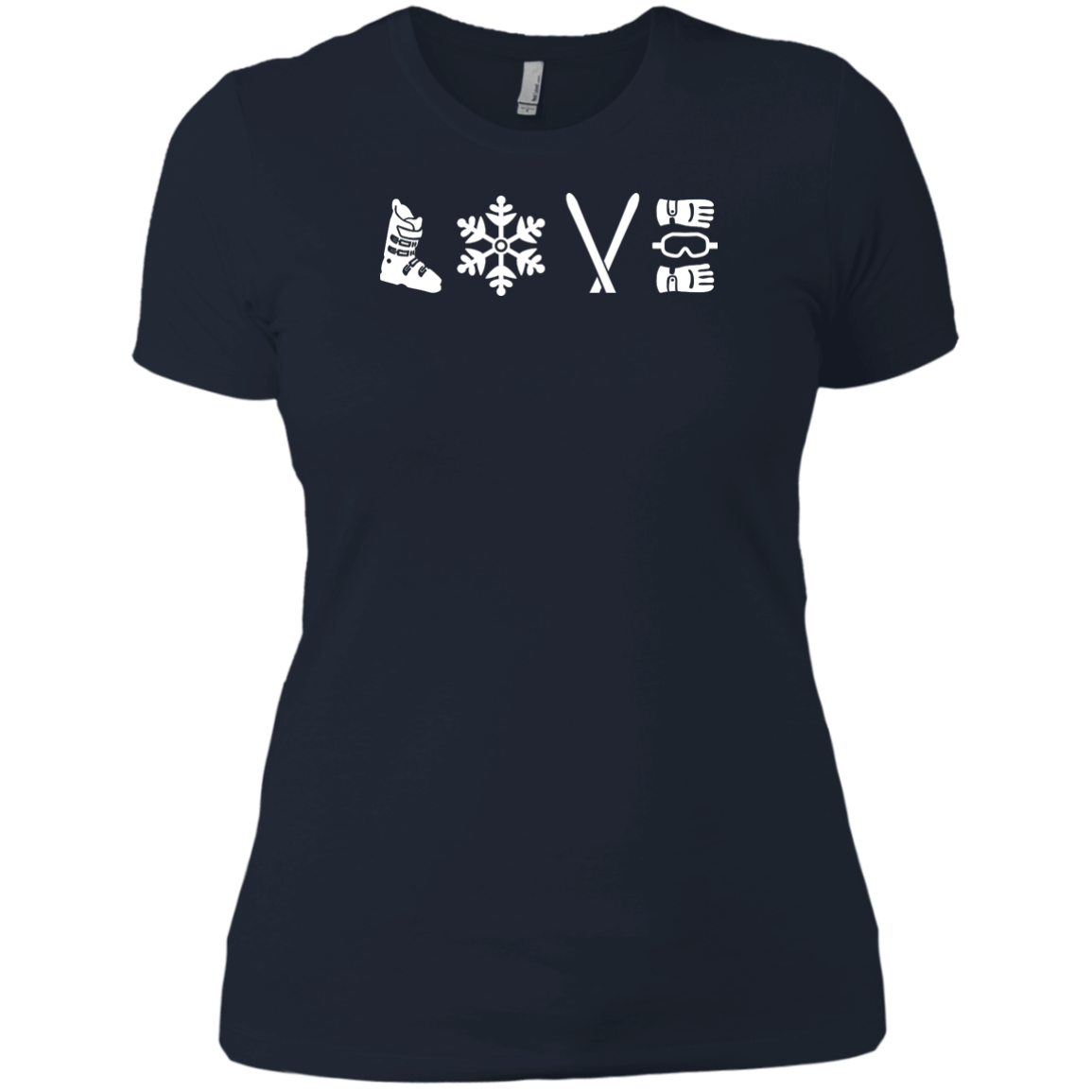 Love Ski - Ladies Tees - Powderaddicts